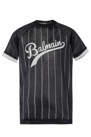 T-shirt with a lurex finish, zdjęcie 1 T-shirt with a lurex finish od Balmain